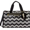 Betsey Johnson Chevron Carry On Weekender Travel Duffel Bag - Black White -Vera Bradley Shop 71oAX 2B9nqL