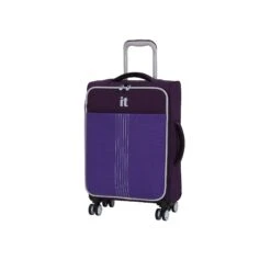 It Luggage Filament 21.5" Lightweight Expandable Carry-On Spinner (Sky Purple)