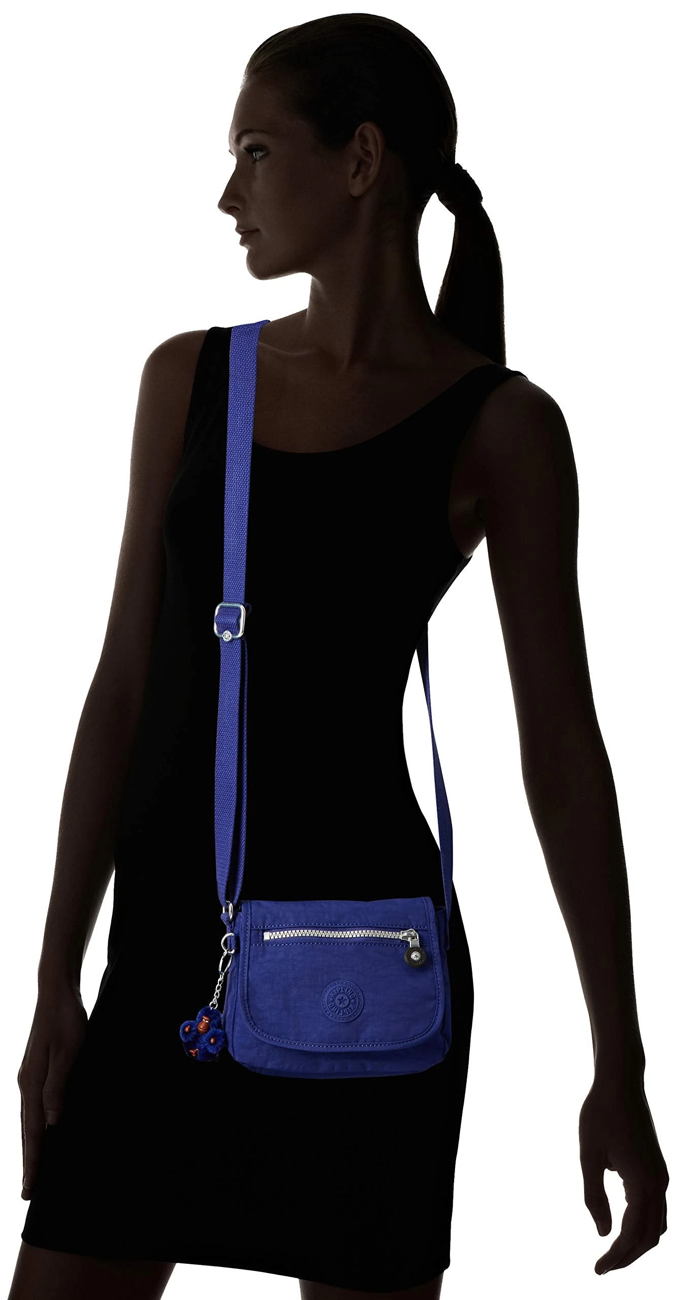 Kipling Womens Sabian Crossbody Mini Bag, Cobalt Dream, One Size 4 Kipling Womens Sabian Crossbody Mini Bag, Cobalt Dream, One Size - Image 2
