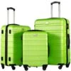 COOLIFE Luggage 3 Piece Set Suitcase Spinner Hardshell Lightweight TSA Lock (Apple Green2) -Vera Bradley Shop 71z 2B7rKT3jL