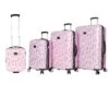 Betsey Johnson 4 Pieces Luggage Set - ABS+PC Hardside Lightweight Durable Rolling Suitcase With Spinner Wheels - Set Includes; 15", 20", 26", 30" 2 Betsey Johnson 4 Pieces Luggage Set - ABS+PC Hardside Lightweight Durable Rolling Suitcase With Spinner Wheels - Set Includes; 15", 20", 26", 30" -Vera Bradley Shop 81767 2BSA8YL