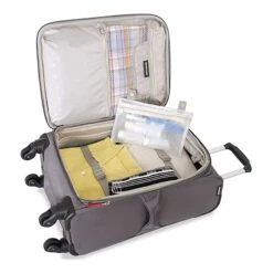 SWISSGEAR 7362 3-Piece Expandable Lightweight Rolling Spinner Luggage Set | Wheeled Travel Suitcases | 20-inch, 24-inch, 28-inch - Gray -Vera Bradley Shop 81J8Md4qlnL