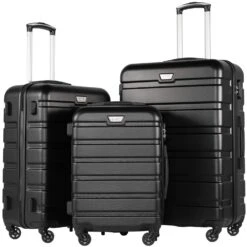 COOLIFE Luggage 3 Piece Set Suitcase Spinner Hardshell Lightweight TSA Lock