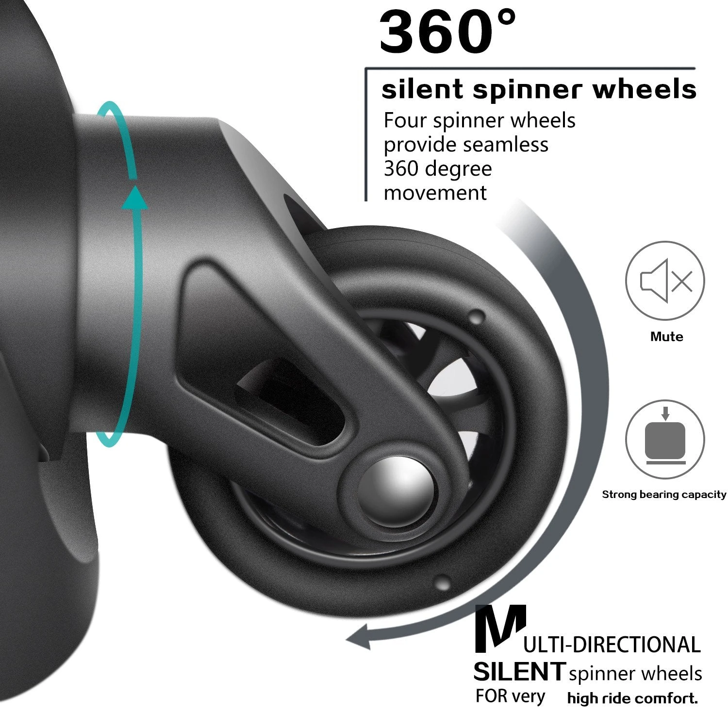 Coolife Luggage 3 Piece Set Suitcase Spinner Hardshell Lightweight TSA Lock 4 Piece Set (Yellow) 7 Coolife Luggage 3 Piece Set Suitcase Spinner Hardshell Lightweight TSA Lock 4 Piece Set (Yellow) - Image 5