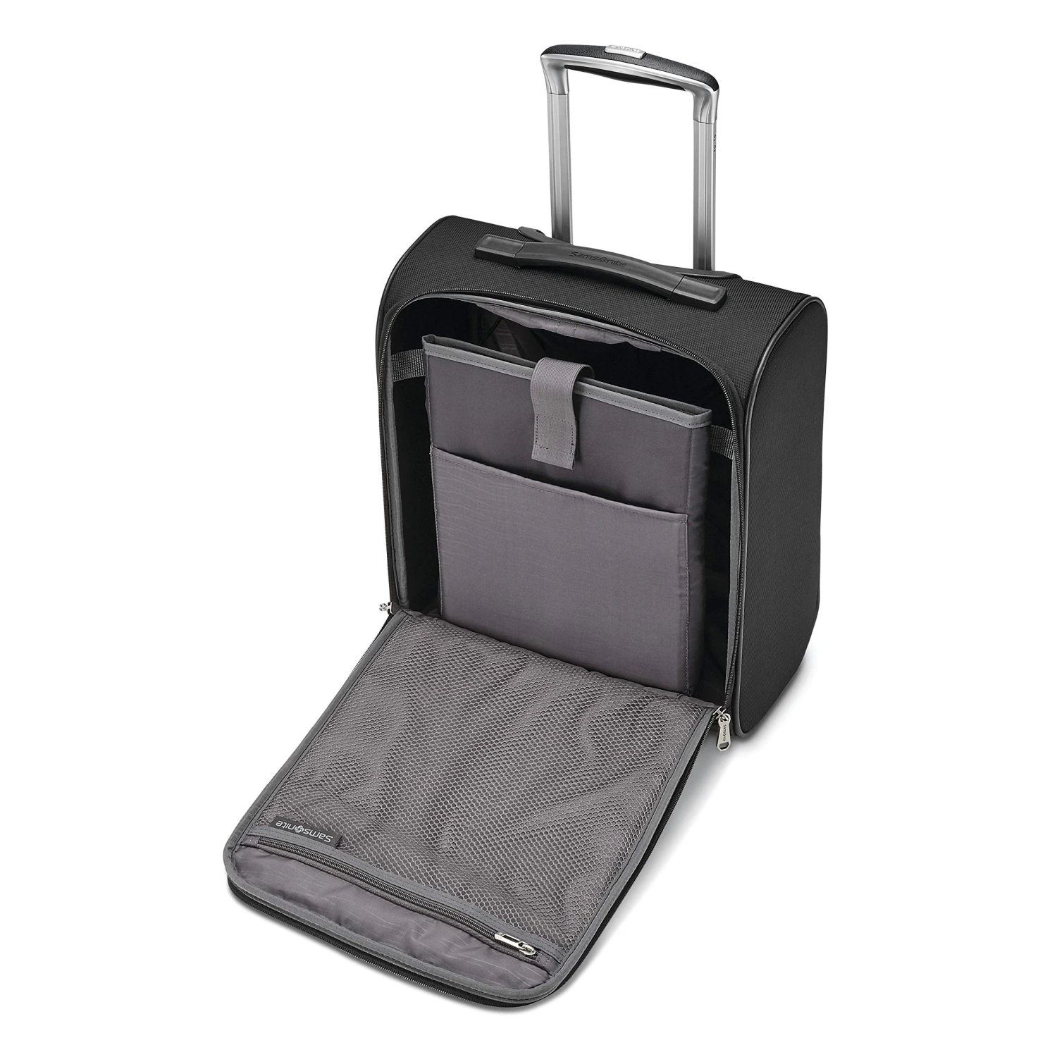 Samsonite SoLyte DLX Softside Luggage, Midnight Black, Underseat 7 Samsonite SoLyte DLX Softside Luggage, Midnight Black, Underseat - Image 5
