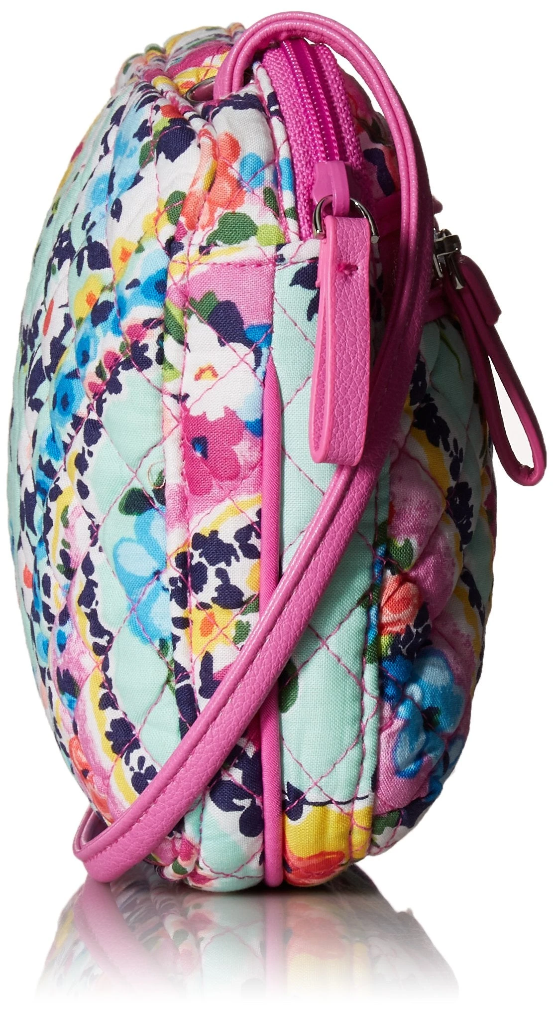 Vera Bradley Iconic Rfid Little Crossbody, Signature Cotton,Wildflower Paisley 7 Vera Bradley Iconic Rfid Little Crossbody, Signature Cotton,Wildflower Paisley - Image 5