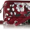 Vera Bradley Women's Signature Cotton RFID All In One Crossbody Wristlet , Bordeaux Blooms, One Size -Vera Bradley Shop 81WT2eResyL