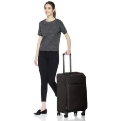 AmazonBasics Belltown Softside Rolling Spinner Suitcase Luggage - 25 Inch, Heather Black 13 AmazonBasics Belltown Softside Rolling Spinner Suitcase Luggage - 25 Inch, Heather Black -Vera Bradley Shop 81WYs1Ee5oL
