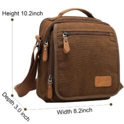 Berchirly Small Messenger Bags, Vintage Men's Canvas Shoulder Crossbody Sling Hiking Bag Satchel Everyday Use 15 Berchirly Small Messenger Bags, Vintage Men's Canvas Shoulder Crossbody Sling Hiking Bag Satchel Everyday Use -Vera Bradley Shop 81d8WqzakUL
