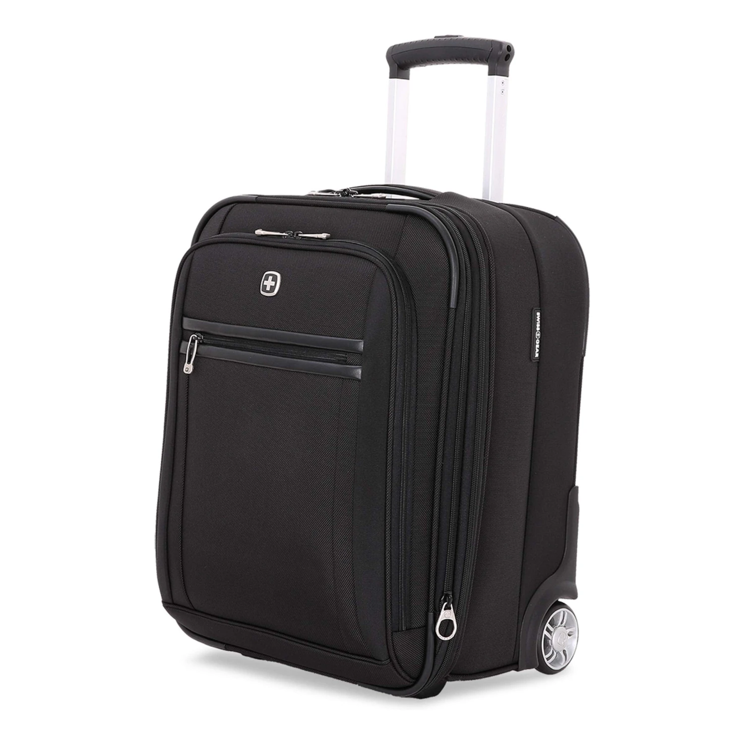 SWISSGEAR Premium Rolling Carry-On 19-inch Luggage | Wheeled Weekend Travel Suitcase | Men's And Women's - Black 3 SWISSGEAR Premium Rolling Carry-On 19-inch Luggage | Wheeled Weekend Travel Suitcase | Men's And Women's - Black