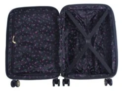 Betsey Johnson 26 Inch Checked Luggage Collection - Expandable Scratch Resistant (ABS + PC) Hardside Suitcase - Designer Lightweight Bag With 8-Rolling Spinner Wheels (Stripe Floral Hummingbird) 13 Betsey Johnson 26 Inch Checked Luggage Collection - Expandable Scratch Resistant (ABS + PC) Hardside Suitcase - Designer Lightweight Bag With 8-Rolling Spinner Wheels (Stripe Floral Hummingbird) -Vera Bradley Shop 81hpu8lB1XL