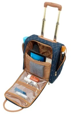 London Fog Queensbury 15" Verticle Under The Seat Bag, Navy -Vera Bradley Shop 81kGXD4LQIL