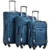 Coolife Luggage 3 Piece Set Suitcase Spinner Softshell Lightweight (blue+sliver) -Vera Bradley Shop 81r 2BjfGp L