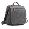 Plambag Canvas Messenger Bag Small Travel School Crossbody Bag Fit IPad Grey -Vera Bradley Shop 91 FEqnFX5L