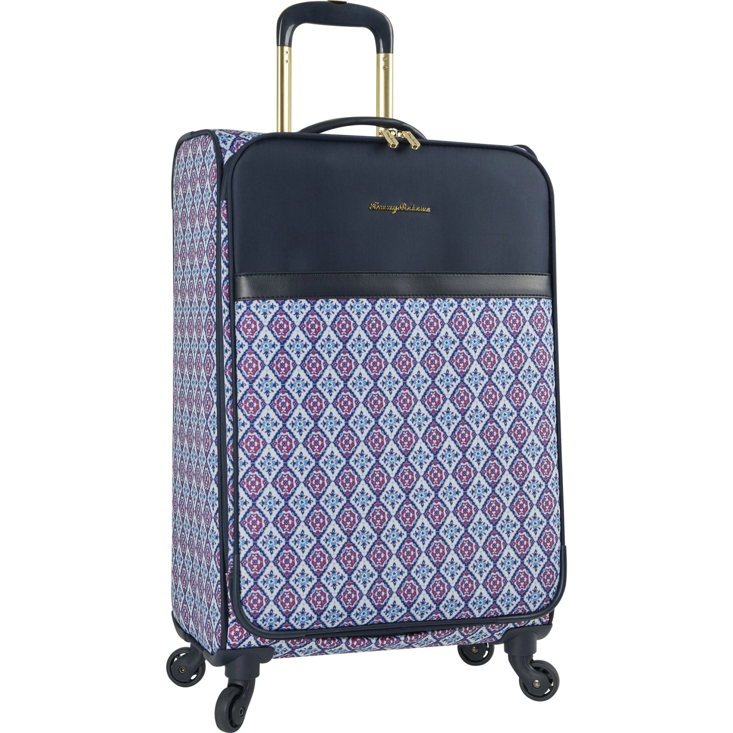 Tommy Bahama Lightweight Spinner Luggage - Expandable Suitcases For Men And Travel With Rolling Wheels, Pink/Blue 3 Tommy Bahama Lightweight Spinner Luggage - Expandable Suitcases For Men And Travel With Rolling Wheels, Pink/Blue