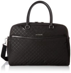 Vera Bradley Iconic Weekender Travel Bag, Microfiber, Classic Black -Vera Bradley Shop 91IVfnd6ySL