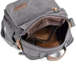 Plambag Canvas Messenger Bag Small Travel School Crossbody Bag Fit IPad Grey 11 Plambag Canvas Messenger Bag Small Travel School Crossbody Bag Fit IPad Grey -Vera Bradley Shop 91MEZ2gcn8L