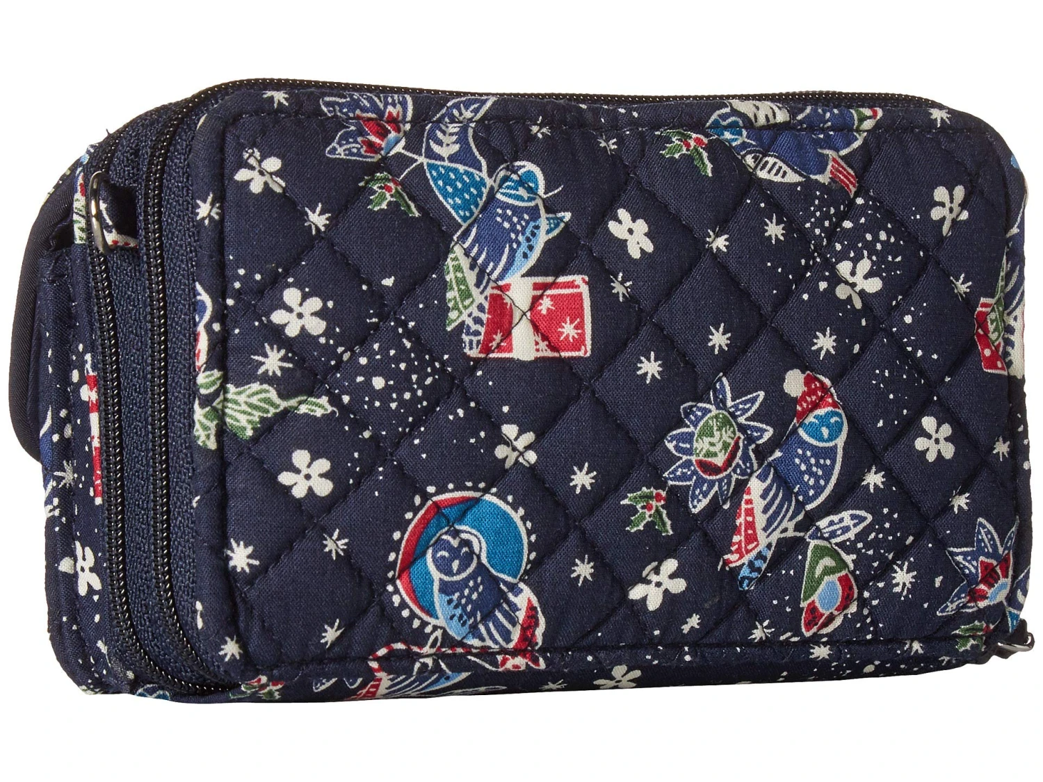 Vera Bradley Women's Iconic RFID All-In-One Crossbody Holiday Owls One Size 7 Vera Bradley Women's Iconic RFID All-In-One Crossbody Holiday Owls One Size - Image 5