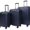 Kenneth Cole Reaction Renegade 3-Piece Lightweight Hardside Expandable 8-Wheel Spinner Travel Luggage Set: 20" Carry-on, 24", 28" Suitcases, Navy -Vera Bradley Shop 91dpPrX3aiL