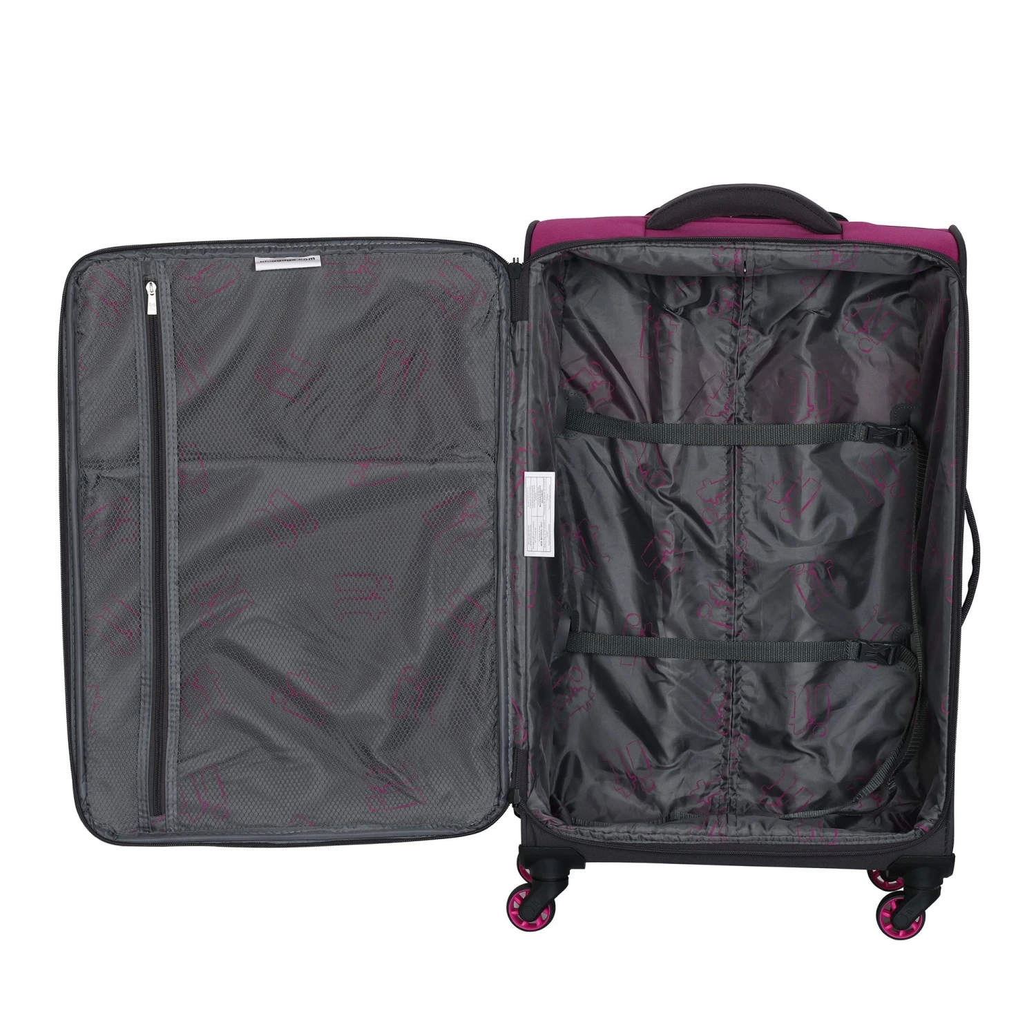 It Luggage Duotone 4 Wheel Lightweight Cabin Suitcase, 53 Cm, 34 L, Teal Green + Steel Grey 6 It Luggage Duotone 4 Wheel Lightweight Cabin Suitcase, 53 Cm, 34 L, Teal Green + Steel Grey - Image 4