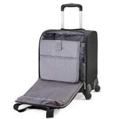 Samsonite Underseat Spinner With USB Port Carry-On Luggage, Jet Black, One Size 13 Samsonite Underseat Spinner With USB Port Carry-On Luggage, Jet Black, One Size -Vera Bradley Shop 91zihGgSKbL