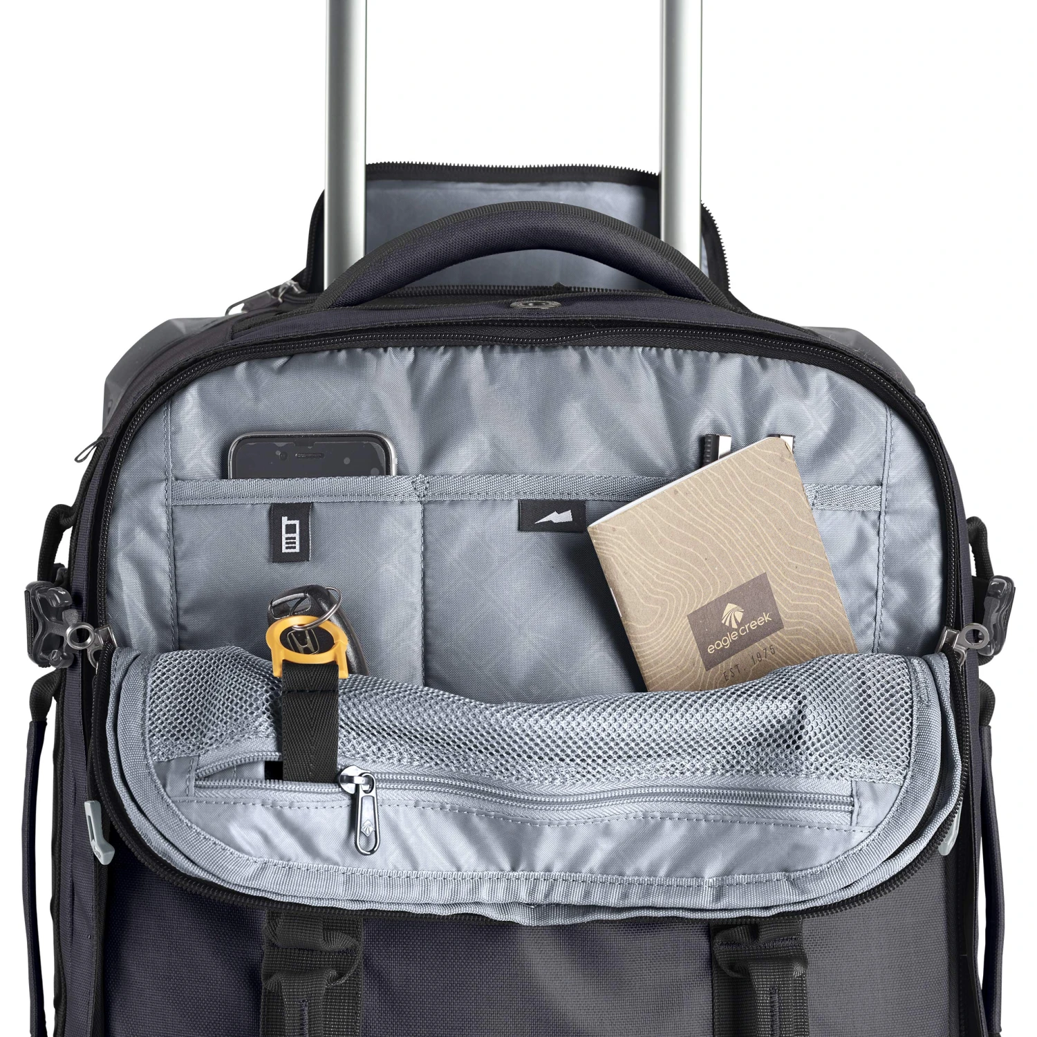 Eagle Creek ORV 2-Wheel International Carry-On Rolling Duffel, Asphalt Black 6 Eagle Creek ORV 2-Wheel International Carry-On Rolling Duffel, Asphalt Black - Image 4