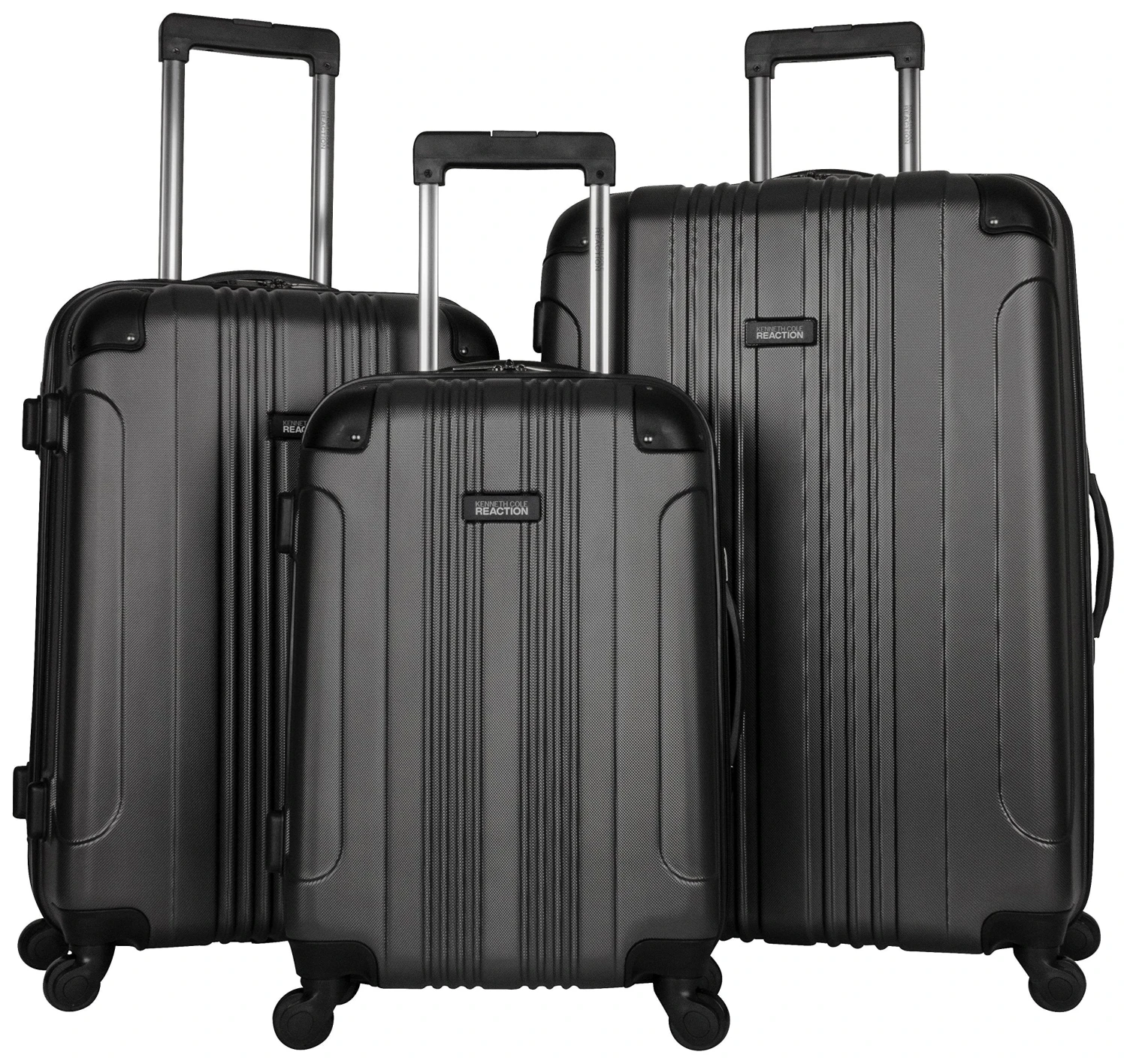 Kenneth Cole Reaction Out Of Bounds 3-Piece Lightweight Hardside 4-Wheel Spinner Luggage Set: 20" Carry-On, 24", & 28" 3 Kenneth Cole Reaction Out Of Bounds 3-Piece Lightweight Hardside 4-Wheel Spinner Luggage Set: 20" Carry-On, 24", & 28"