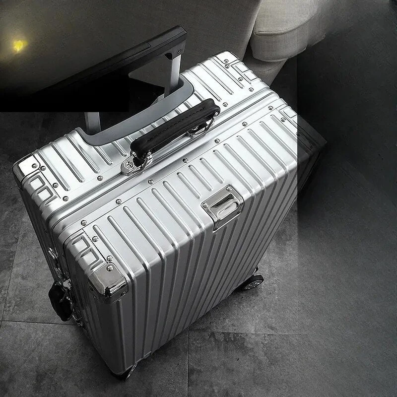 Aluminum Magnesium Designer Luggage Male And Female Universal Wheel 6 Aluminum Magnesium Designer Luggage Male And Female Universal Wheel - Image 4