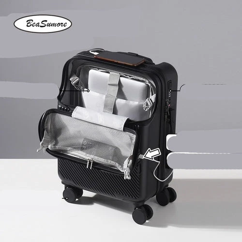 Travel Trolley Bag Rolling Luggage - Rolling Luggage Spinner 20 Inch 11 Travel Trolley Bag Rolling Luggage - Rolling Luggage Spinner 20 Inch - Image 9