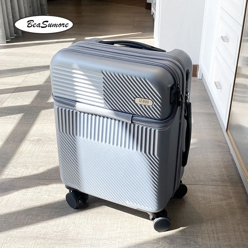 Travel Trolley Bag Rolling Luggage - Rolling Luggage Spinner 20 Inch 7 Travel Trolley Bag Rolling Luggage - Rolling Luggage Spinner 20 Inch - Image 5