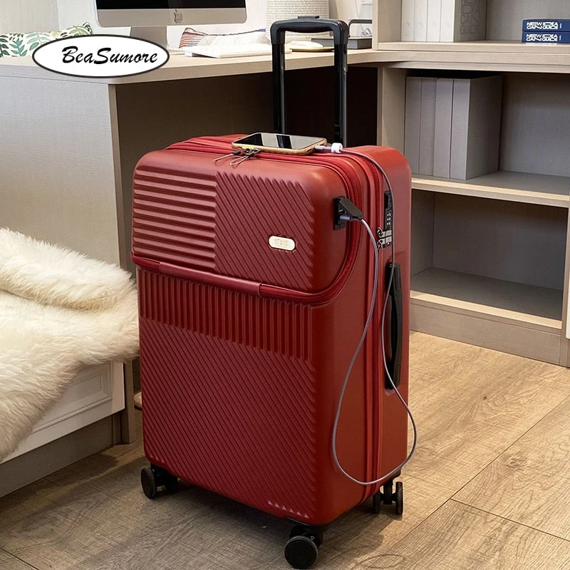 Travel Trolley Bag Rolling Luggage - Rolling Luggage Spinner 20 Inch 6 Travel Trolley Bag Rolling Luggage - Rolling Luggage Spinner 20 Inch - Image 4