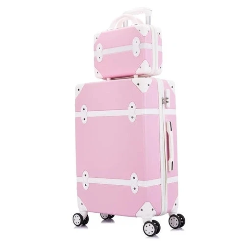 Carrylove Women Spinner Abs Retro Luggage 20"22"24"26" Trolley Bag 13 Carrylove Women Spinner Abs Retro Luggage 20"22"24"26" Trolley Bag - Image 11