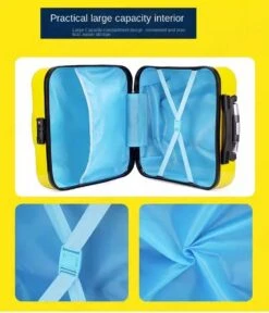 Cartoon Child Trolley Luggage ABS+PC Girls And Boys Suitcases Travel -Vera Bradley Shop Cartoon child trolley luggage ABS PC girls and boys suitcases Travel universal wheel student combination rolling 35bdda17 dd6c 4a9a b32d d6e2492386b7