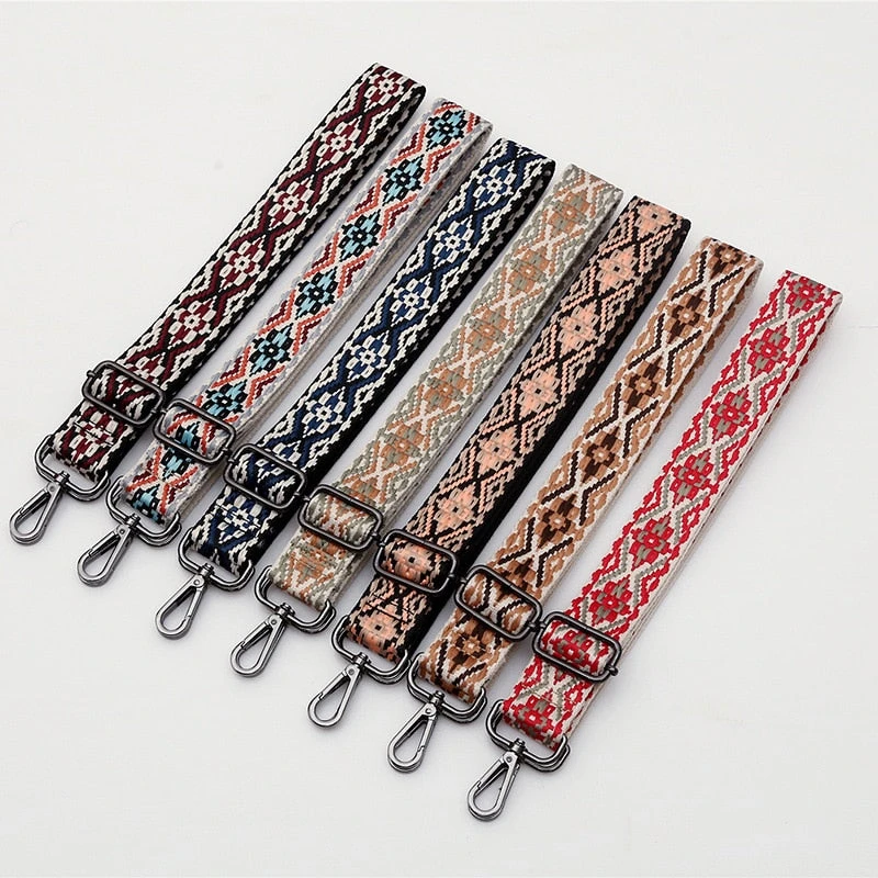 Embroidered Women's Accessories Replacement 80-140cm Adjustable 3.8cm 3 Embroidered Women's Accessories Replacement 80-140cm Adjustable 3.8cm