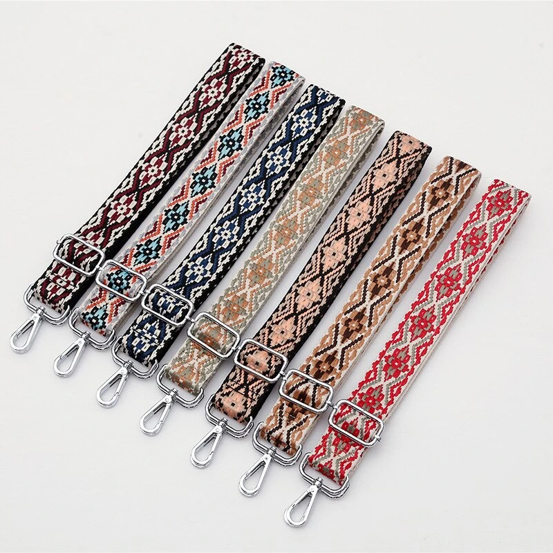 Embroidered Women's Accessories Replacement 80-140cm Adjustable 3.8cm 5 Embroidered Women's Accessories Replacement 80-140cm Adjustable 3.8cm - Image 3