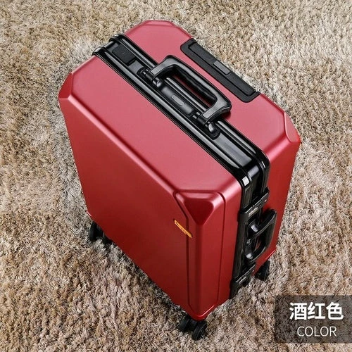 Fashion Rolling Luggage Aluminum Frame | Aluminum Usb Charging Trolley 15 Fashion Rolling Luggage Aluminum Frame | Aluminum Usb Charging Trolley - Image 13