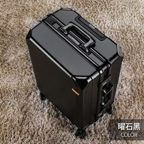 Fashion Rolling Luggage Aluminum Frame | Aluminum Usb Charging Trolley 9 Fashion Rolling Luggage Aluminum Frame | Aluminum Usb Charging Trolley - Image 7