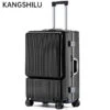 KANGSHILU Aluminum Frame 20 Inches Travel Suitcases Universal Wheel 1 KANGSHILU Aluminum Frame 20 Inches Travel Suitcases Universal Wheel -Vera Bradley Shop KANGSHILU Aluminum Frame 20 Inches Travel Suitcases Universal Wheel Trolley PC Box Trolley Luggage Bag Men f68e6cf3 f5a7 4b65 becc c393acfc6558