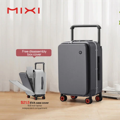 Mixi 2022 New Design Wide Handle Suitcase Men Carry-on Luggage Women 10 Mixi 2022 New Design Wide Handle Suitcase Men Carry-on Luggage Women - Image 8