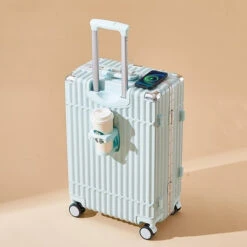 Multifunctional Luggage Aluminum Frame Trolley Case Universal Wheel -Vera Bradley Shop Multifunctional Luggage Aluminum Frame Trolley Case Universal Wheel Cup Holder Seat Built in USB Interface Boarding.jpg 640x640 0de3dda0 8798 40be b572 49330a5fb97b