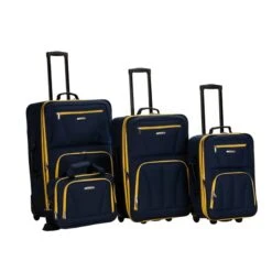 Rockland Luggage Journey 4 Piece Softside Expandable Luggage Set| | 18 Rockland Luggage Journey 4 Piece Softside Expandable Luggage Set| | -Vera Bradley Shop Rockland Luggage Journey 4 Piece Softside Expandable Luggage Set 92820e9c 5f68 4723 8601 deaa38359180