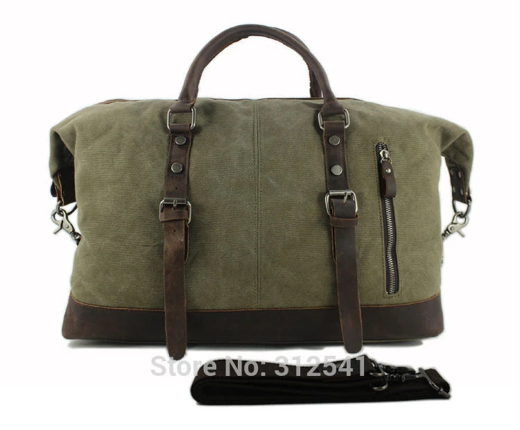Canvas Leather Travel Bags | Bag Men Vintage Weekend Canvas - Vintage 4 Canvas Leather Travel Bags | Bag Men Vintage Weekend Canvas - Vintage - Image 2