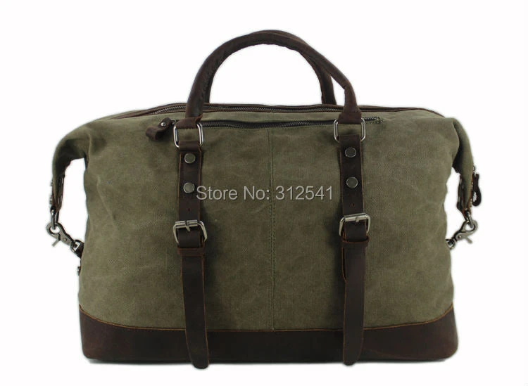 Canvas Leather Travel Bags | Bag Men Vintage Weekend Canvas - Vintage 6 Canvas Leather Travel Bags | Bag Men Vintage Weekend Canvas - Vintage - Image 4