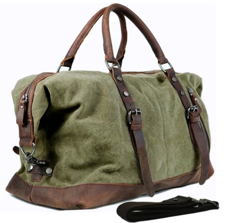 Canvas Leather Travel Bags | Bag Men Vintage Weekend Canvas - Vintage 3 Canvas Leather Travel Bags | Bag Men Vintage Weekend Canvas - Vintage