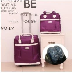 Women Travel Bags Wheels Travel Trolley Bags Sets Travel Handbag Nylon Large Capacity Travel -Vera Bradley Shop Women travel bags wheels Travel trolley bags sets travel handbag Nylon large capacity Travel Rolling Luggage.jpg 640x640 644fb875 b6e5 44b5 a0a8 26f183abd69a