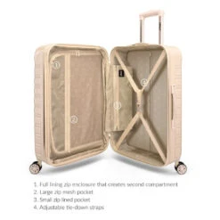 IFLY 28" Hardside Luggage Fibertech Checked Luggage, Champagne| | -Vera Bradley Shop iFLY 28 Hardside Luggage Fibertech Checked Luggage Champagne 5ea0edd2 5c11 4015 abd5 2f04ac40cc67