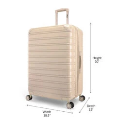 IFLY 28" Hardside Luggage Fibertech Checked Luggage, Champagne| | -Vera Bradley Shop iFLY 28 Hardside Luggage Fibertech Checked Luggage Champagne fbe71e24 c411 40b0 8a56 a072bbfffc07