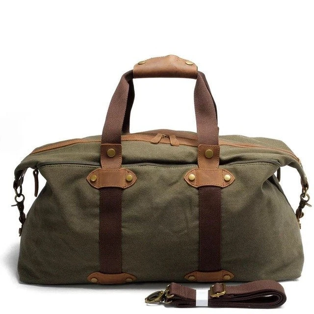 Men'S Travel Bags Casual Canvas Carry On Luggage Bags Male Duffel Bags Travel Tote Large Weekend 6 Men'S Travel Bags Casual Canvas Carry On Luggage Bags Male Duffel Bags Travel Tote Large Weekend - Image 4