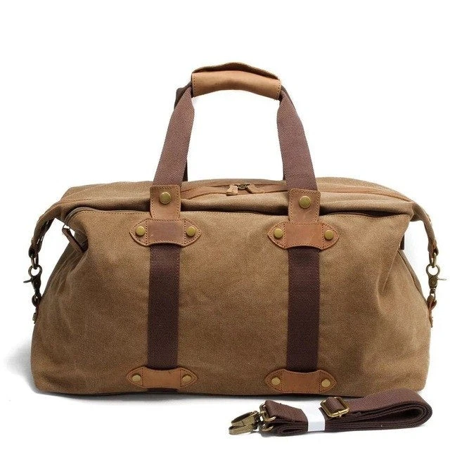 Men'S Travel Bags Casual Canvas Carry On Luggage Bags Male Duffel Bags Travel Tote Large Weekend 4 Men'S Travel Bags Casual Canvas Carry On Luggage Bags Male Duffel Bags Travel Tote Large Weekend - Image 2