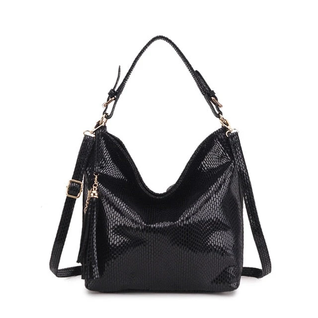 Fashion Leather Women Handbags Hobo Tassel Women Shoulder Bags Big Tote Ladies Hand Bags Female 4 Fashion Leather Women Handbags Hobo Tassel Women Shoulder Bags Big Tote Ladies Hand Bags Female - Image 2